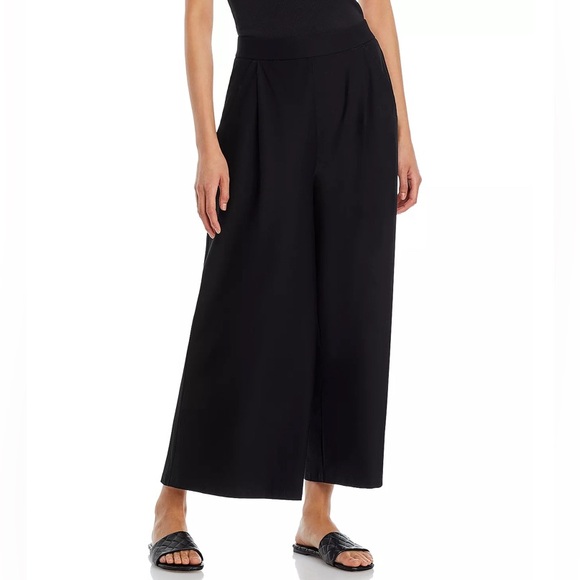 Wide leg, palazzo black culotte pant label size 10, fits like 6/8 OUTBACK RED - Picture 2 of 9